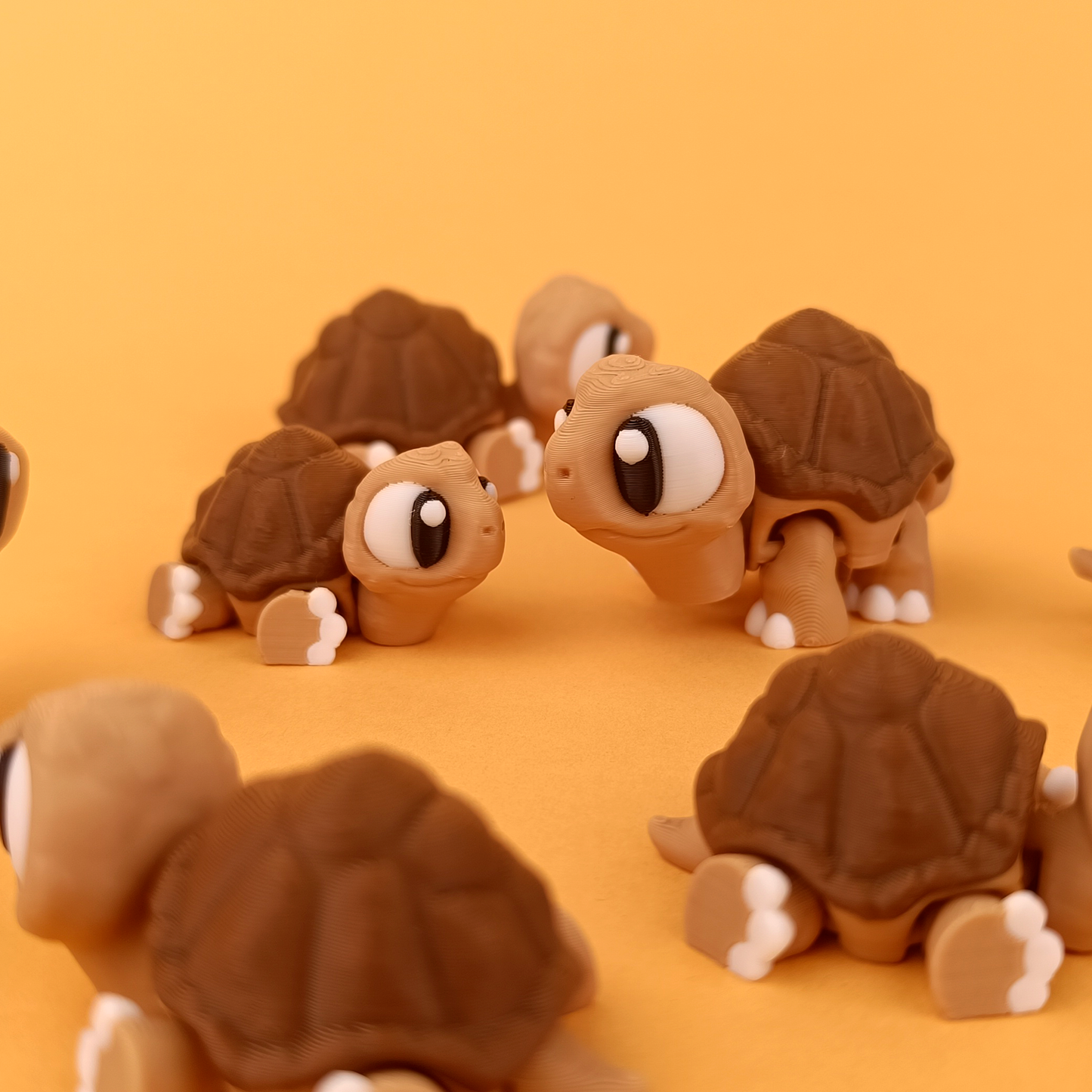 Tortoise - Figurina 3D Broasca Testoasa de Uscat Kawaii