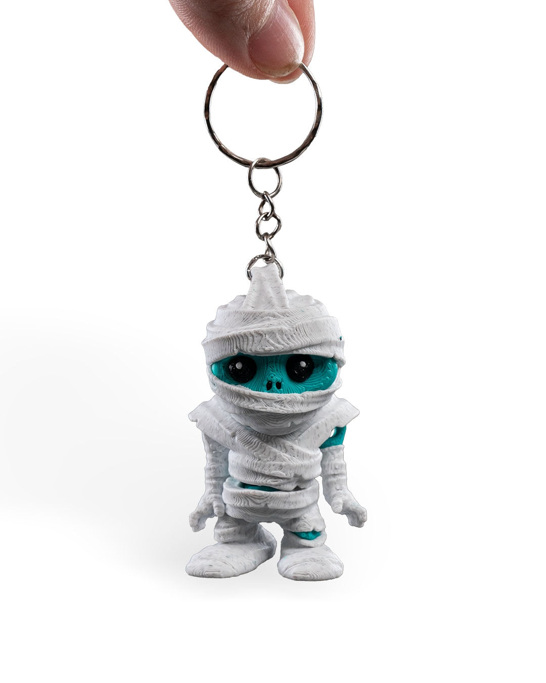 Tutankha-mummy figură 3D mumie pe fundal negru, vedere față