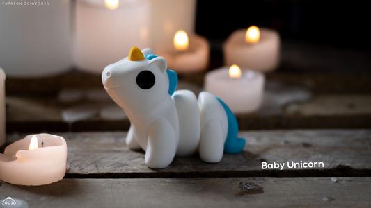 Baby Unicorn - Figurina 3D