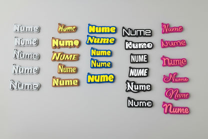 Breloc Personalizat cu Nume și Stil Font la Alegere