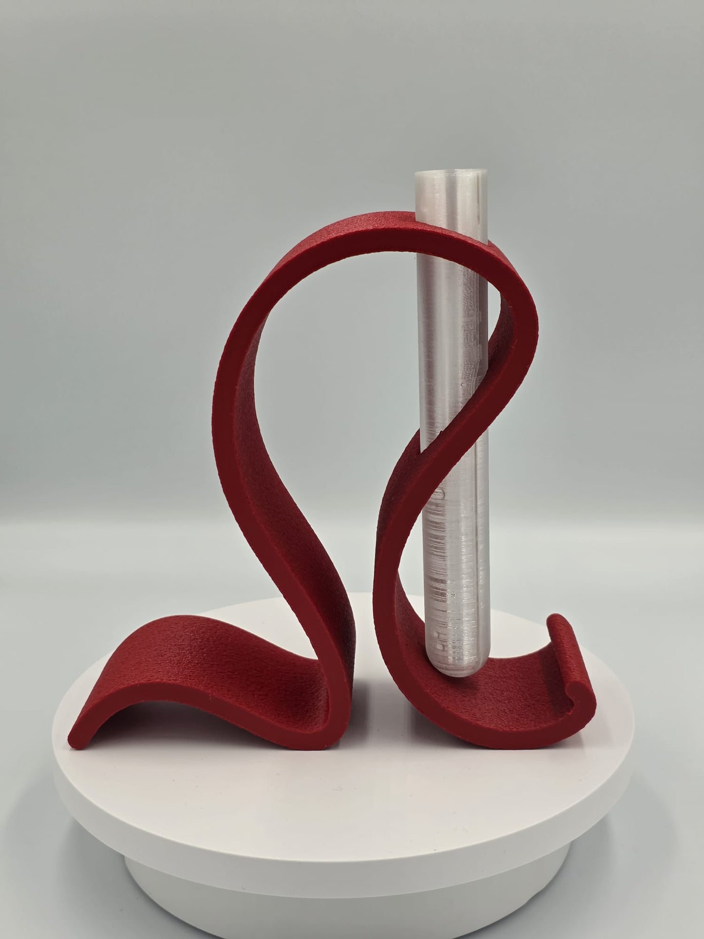 Vaza Loop Essence - Design Minimalist 3D cu Eprubeta Integrata