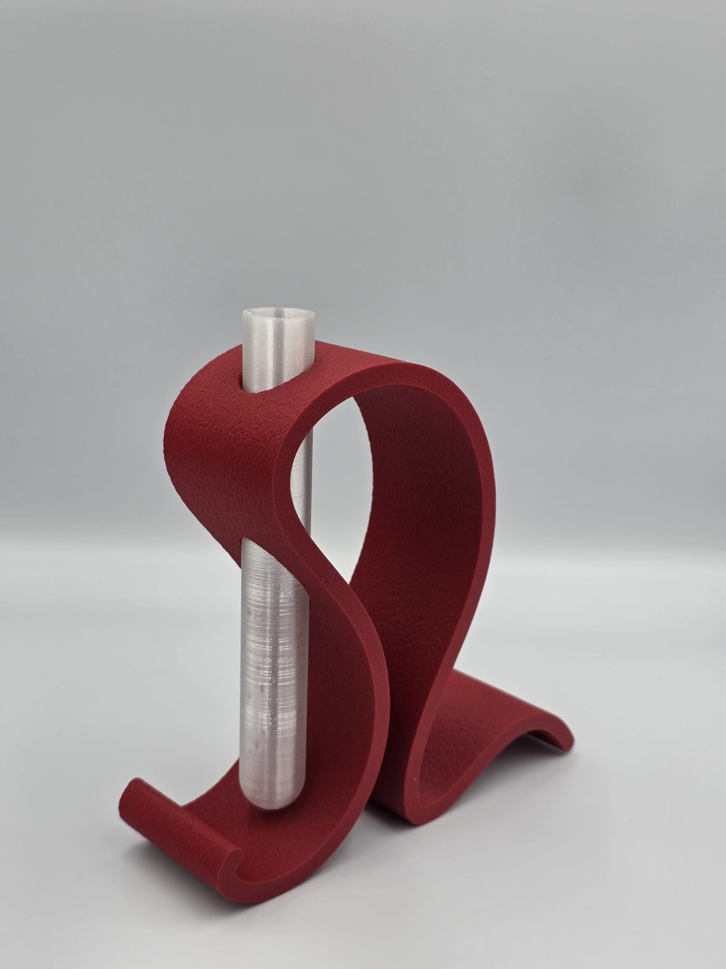 Vaza Loop Essence - Design Minimalist 3D cu Eprubeta Integrata