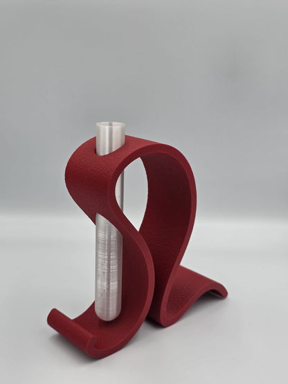 Vaza Loop Essence - Design Minimalist 3D cu Eprubeta Integrata