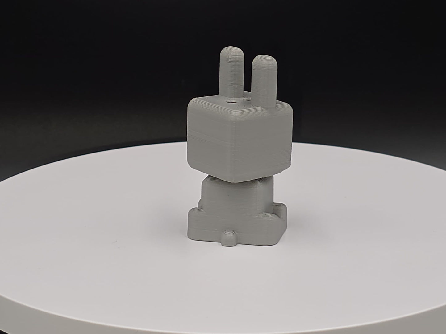 Cubic Bunny – Figurină 3D Imprimată | Breloc