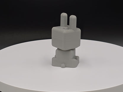 Cubic Bunny – Figurină 3D Imprimată | Breloc