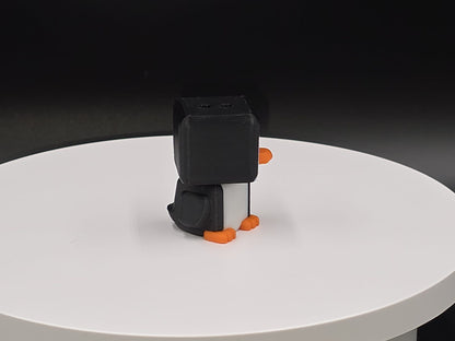 Cubic Pinguin – Figurină 3D Imprimată | Breloc