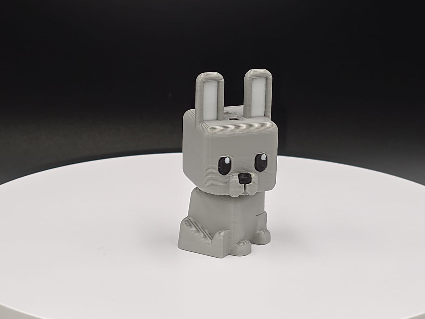 Cubic Bunny – Figurină 3D Imprimată | Breloc