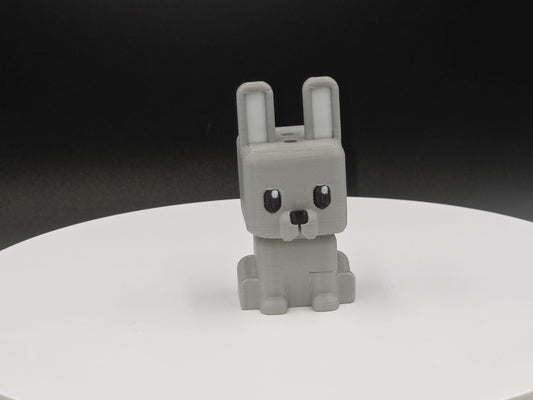 Cubic Bunny – Figurină 3D Imprimată | Breloc