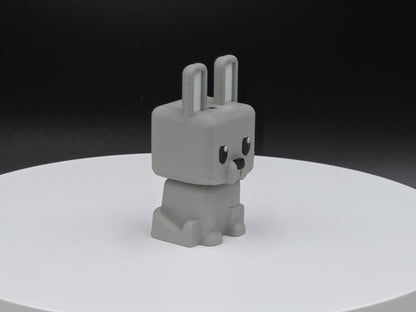 Cubic Bunny – Figurină 3D Imprimată | Breloc