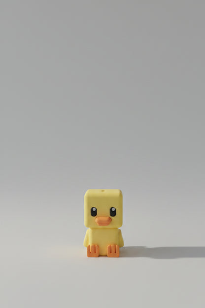 Cubic Duck – Figurină 3D Imprimată | Breloc