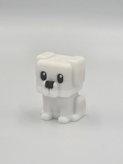 Cubic Dog – Figurină 3D Imprimată | Breloc