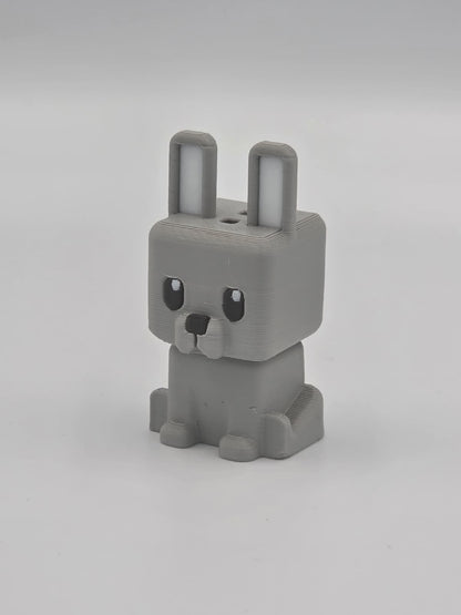 Cubic Bunny – Figurină 3D Imprimată | Breloc