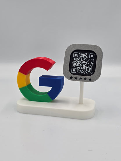 Stand Review Social Media cu QR Code – Google, Instagram, TikTok