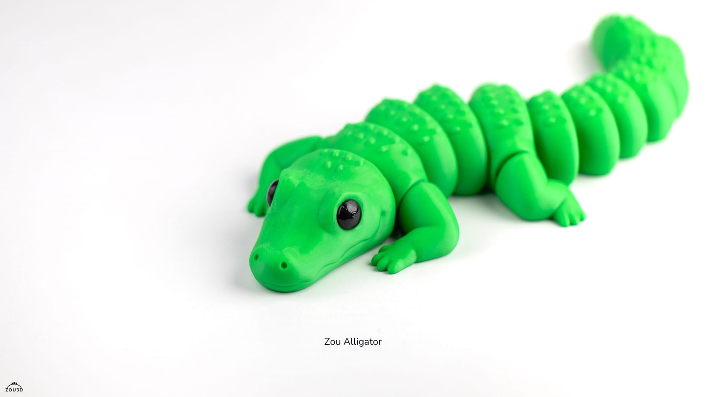 Zou Alligator - Figurina 3D Articulata