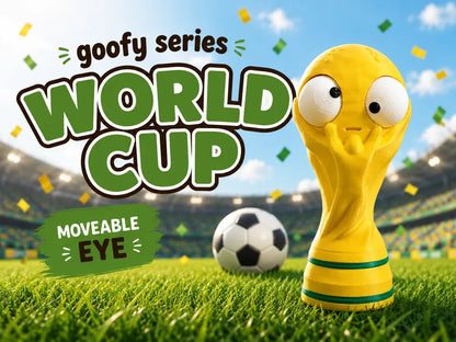 Cupa Mondială Goofy Series - poster promoțional WORLD CUP Moveable Eye stadion fotbal