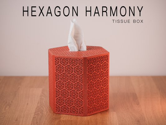 Cutie Șervețele / Hârtie Igienică - Design Hexagonal