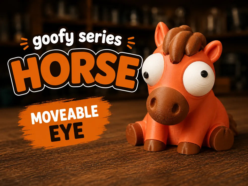 Cal Goofy Series - poster promoțional HORSE Moveable Eye