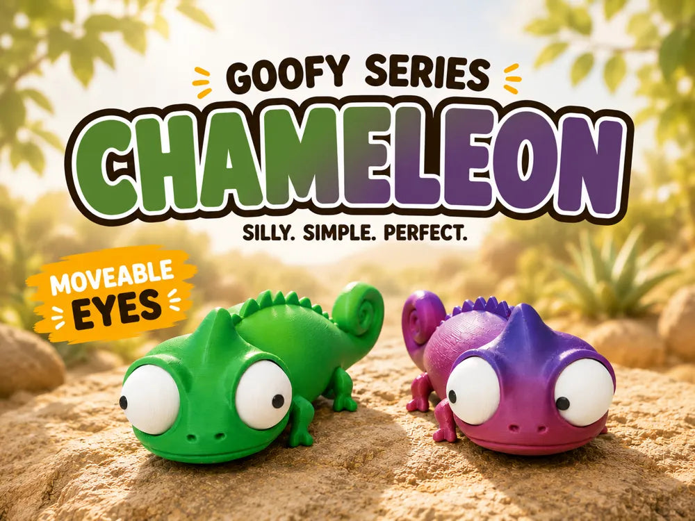 Cameleon Goofy Series - poster promoțional Chameleon cu Moveable Eyes