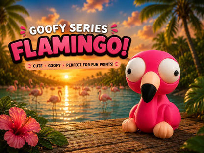 Flamingo Goofy Series - poster promoțional Cute Goofy Perfect for Fun Prints