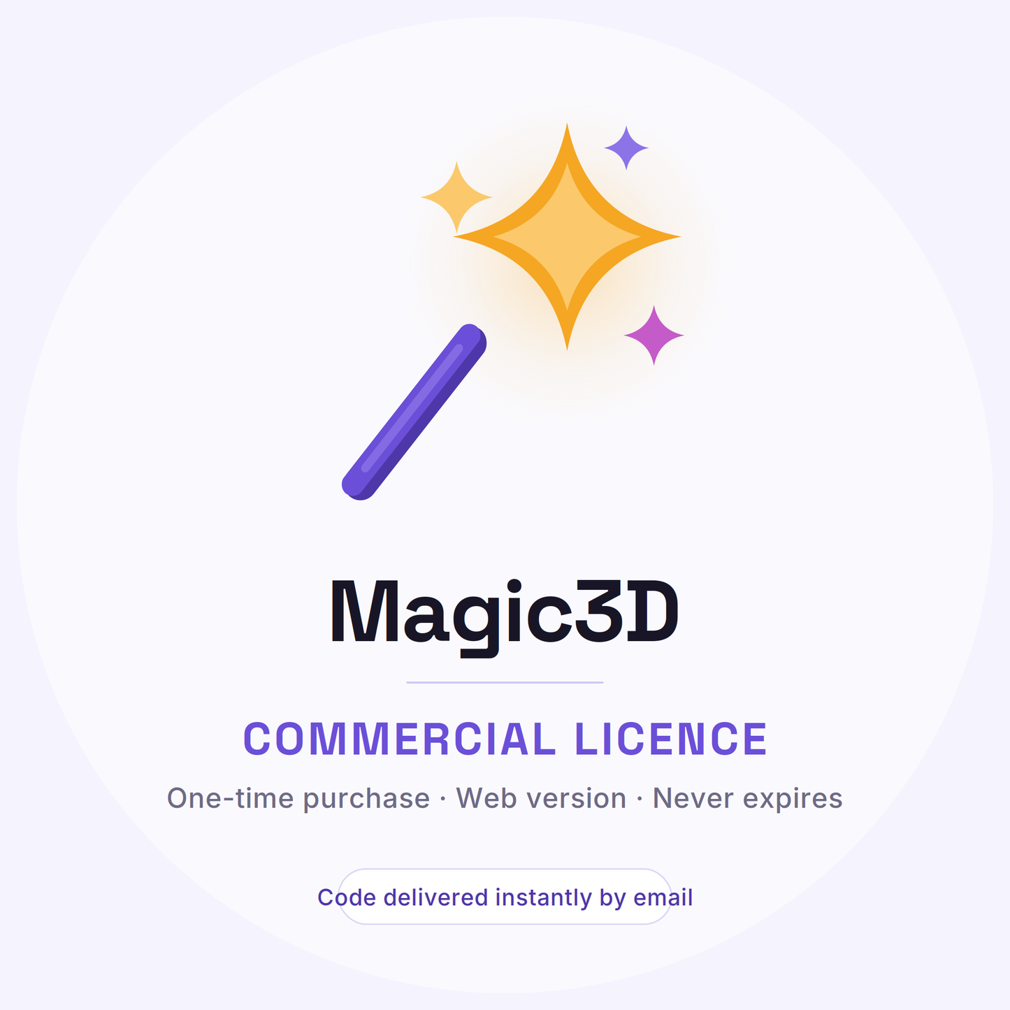 Licență Comercială Magic3D