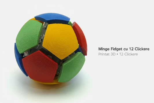 Minge Fidget cu 12 Clickere
